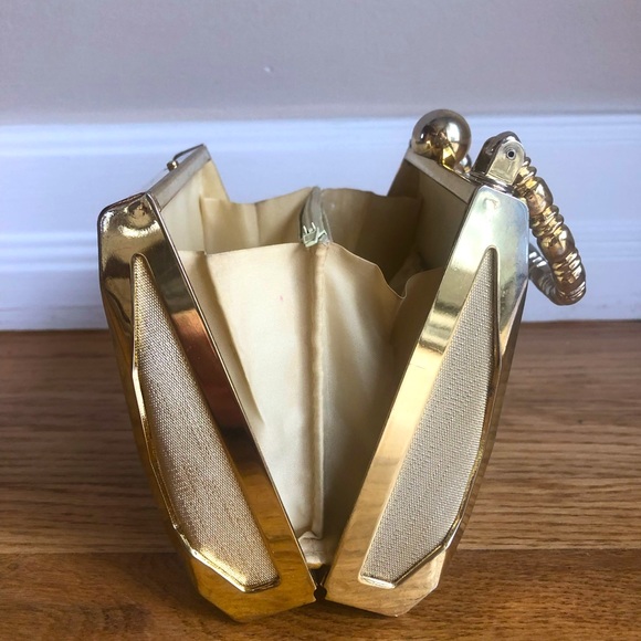 Vintage Gold "Cutie Pie" Top Handle Purse - Picture 4 of 8